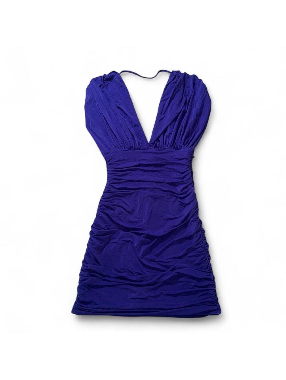 Vintage BCBG Max Azria Ruched Mini Dress